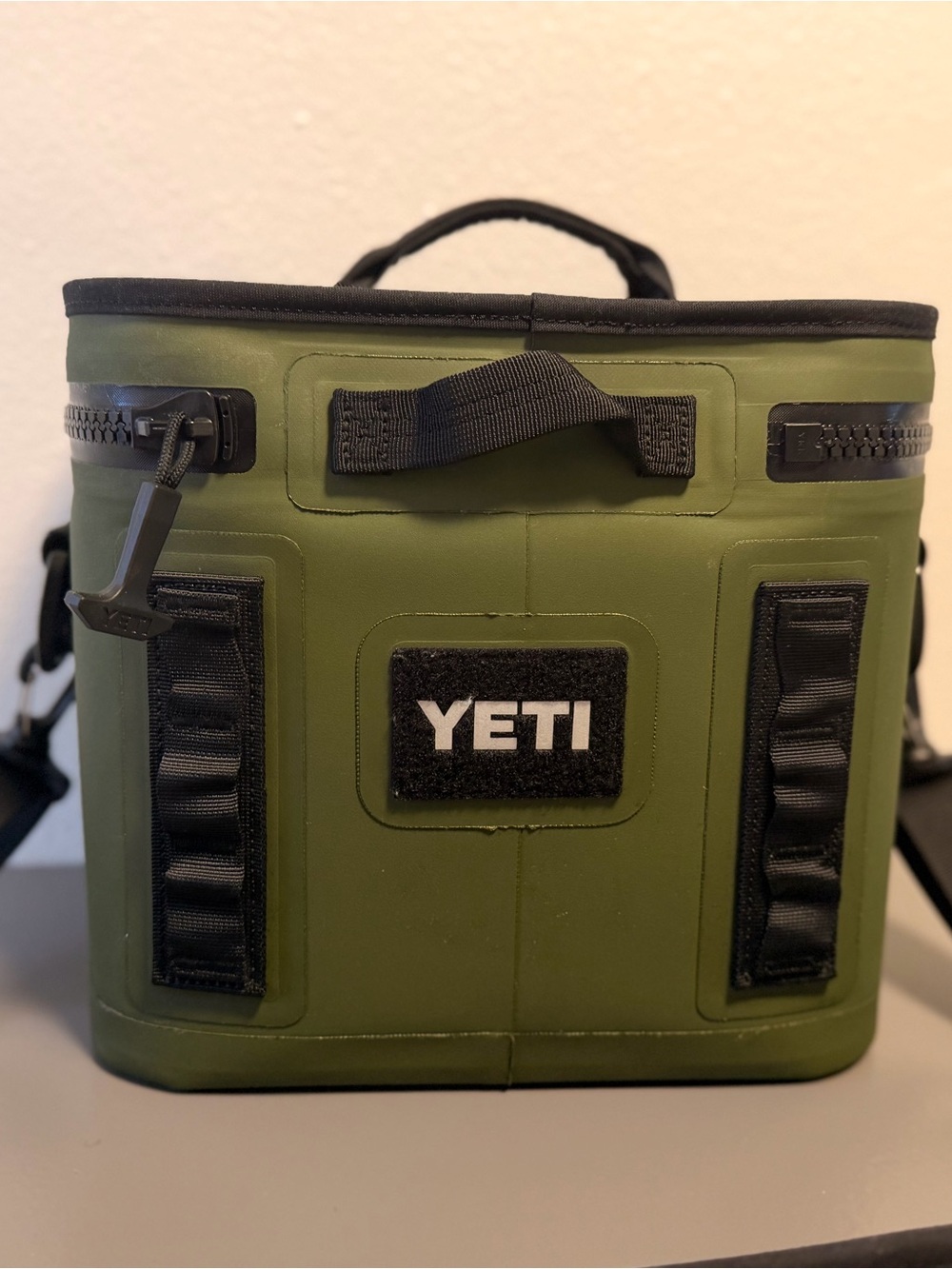 Yeti Soft Cooler Bag in Olive Green with Black Accents